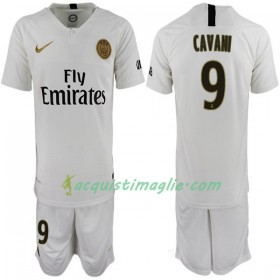 Divisa di Calcio Paris Saint Germain Cavani 9 Bambino Trasferta 2018/2019